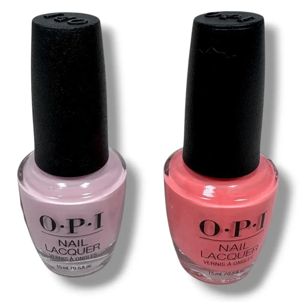 OPI Nail Lacquer Polish Hollywood & Vibe NL H004 Flex on the‎ Beach NLP005 Lot 2